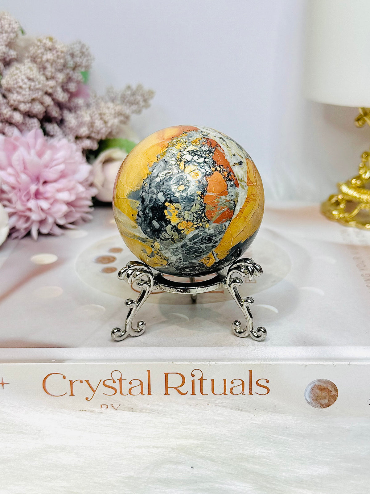 Maligano Jasper Sphere on Stand 227g