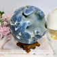 Huge Rare Natural Blue Coral Fossil Sphere 2.16KG