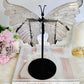 Large 24cm (inc stand) Smokey Quartz Butterfly Wings On Stand from Brazil