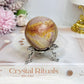 Indonesian Polychrome Agate Sphere on Stand 187g