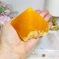 Orange Calcite Top Polished Point 329g
