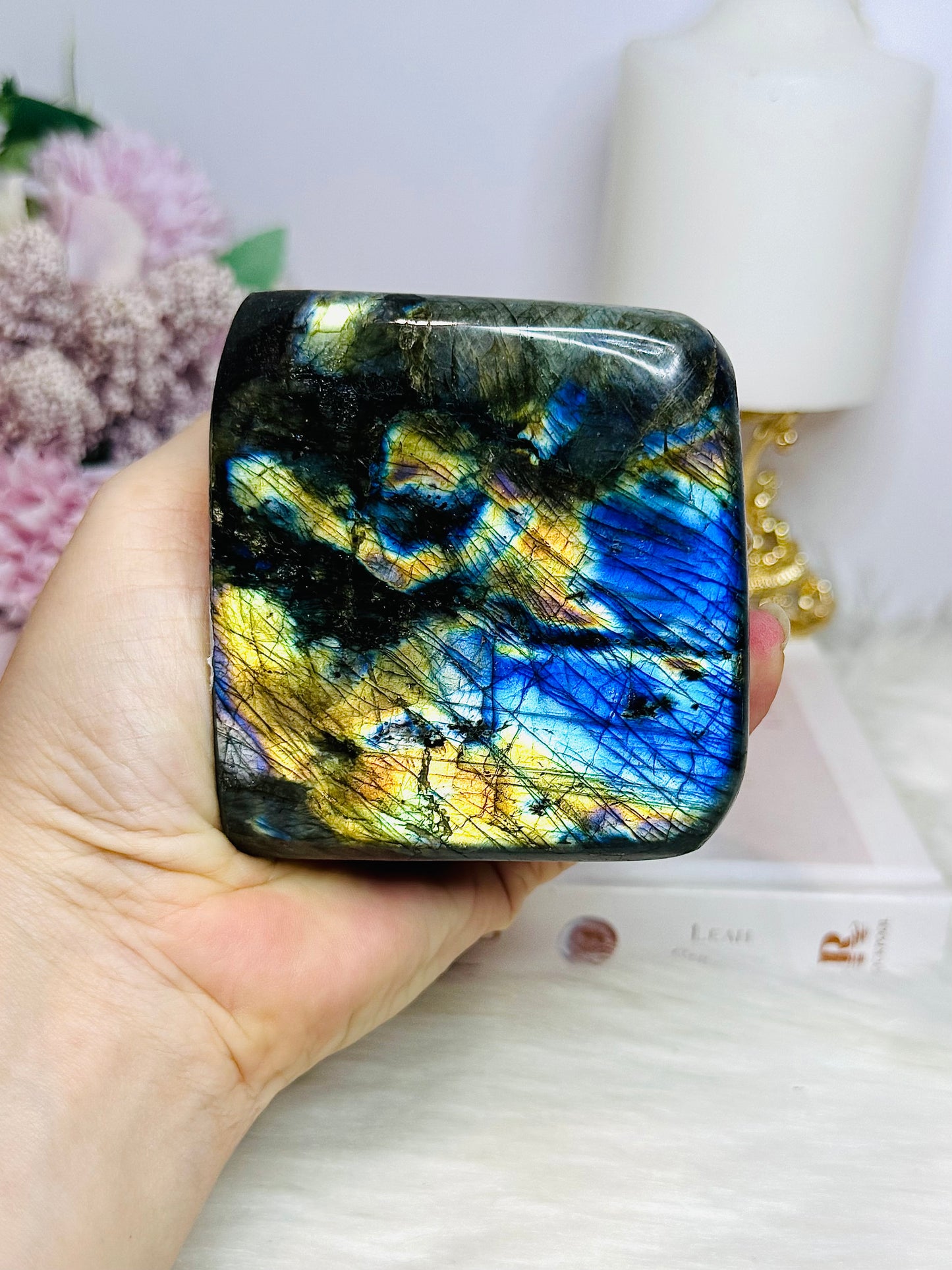 Natural Large Labradorite Freeform 420g