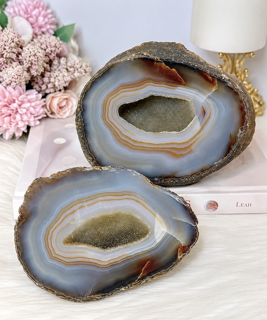 Large Natural Druzy Agate Jewellery Box | Geode 1.17KG