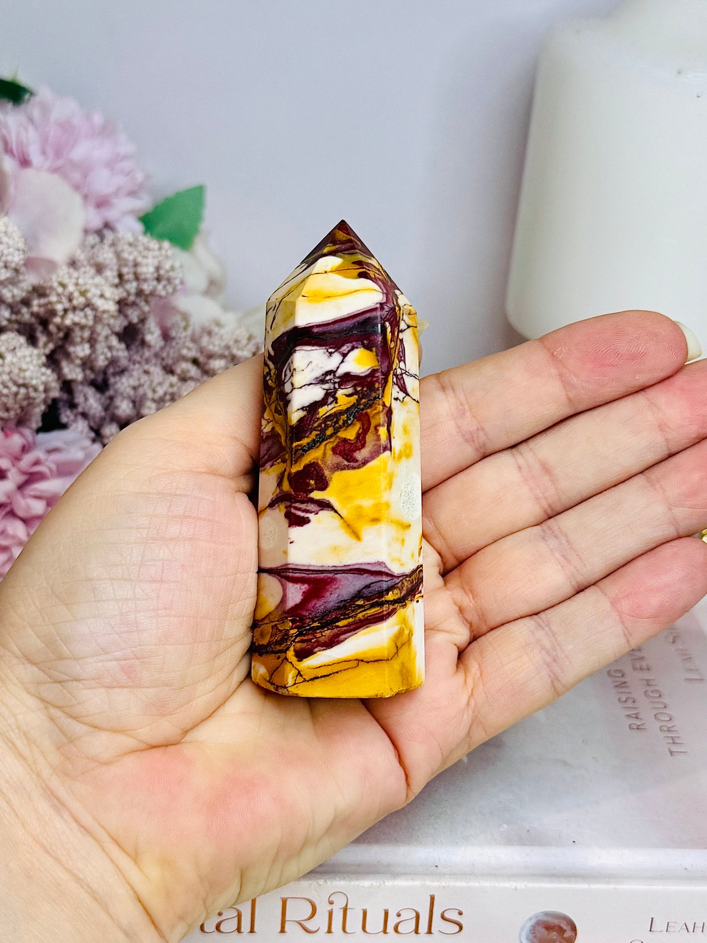High Grade Mookaite Jasper Tower 8.5cm