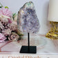 Absolutely Beautiful Angel Aura Amethyst Cluster On Stand From Brazil 12cm