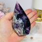 Rainbow Fluorite Flame 12cm
