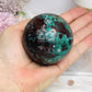 Large Natural Chrysocolla Sphere on Stand 327g