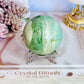 Beautiful Natural Variscite Sphere On Stand 381grams