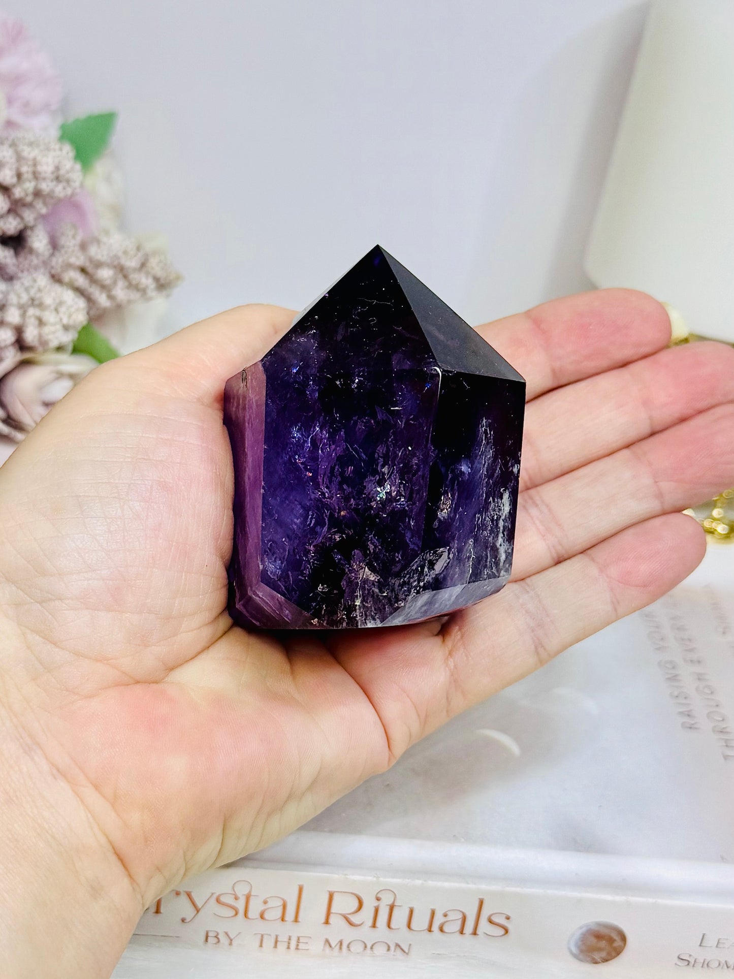 High Grade Amethyst Chunky Tower 7cm