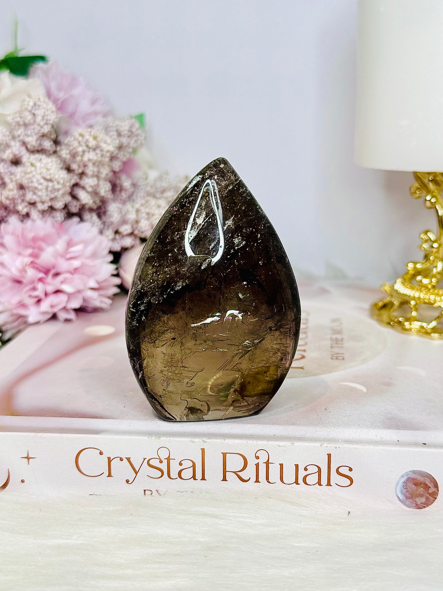 Smokey Quartz Flame | Freeform 8cm