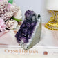 Natural Base Cut Amethyst Cluster 9cm 336g
