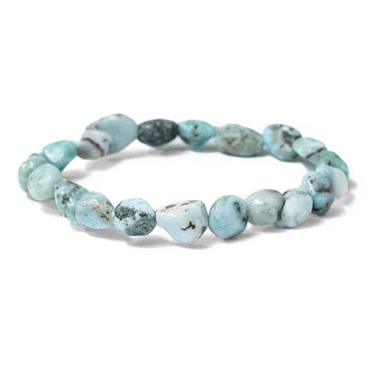 Natural Larimar Bracelet in Gift Bag