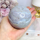 Large Ocean Jasper Sphere on Timber Stand 605g