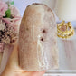 Incredible Natural Large Pink Amenities Druzy Freeform From Brazil 894grams 12.5cm