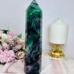 Large Rainbow Fluorite Tower Full of Rainbows 1.02KG 22cm