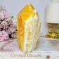 Large 608gram 12cm Orange Calcite Point