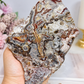 Large Mexican Lace Agate Slab 19cm on Stand