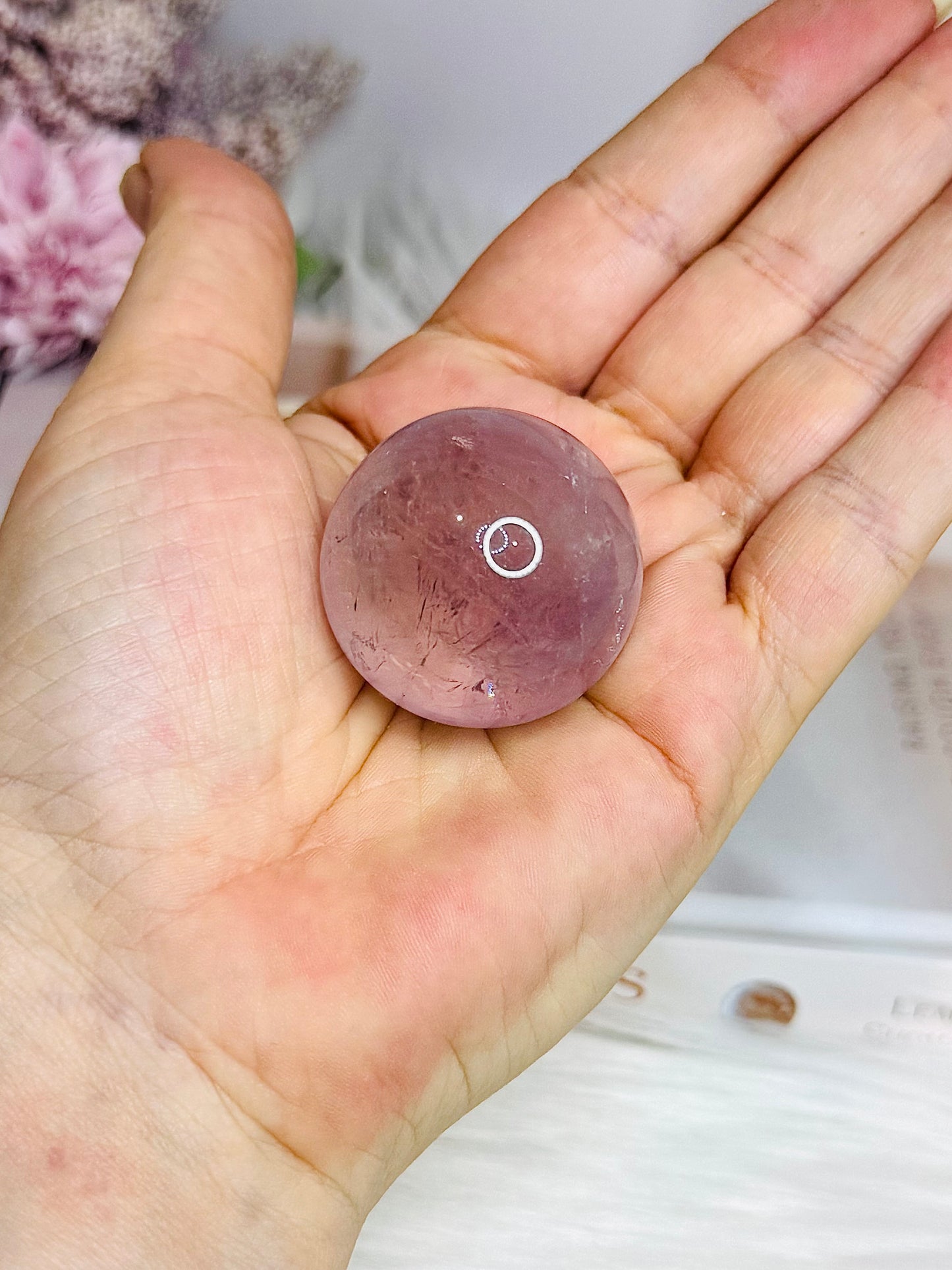 Amethyst Sphere on Stand 65g