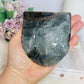 Labradorite Carved Turtle on Slab 9.5cm