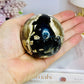 Natural Volcano Agate Druzy Sphere UV Reactive On Stand 297grams