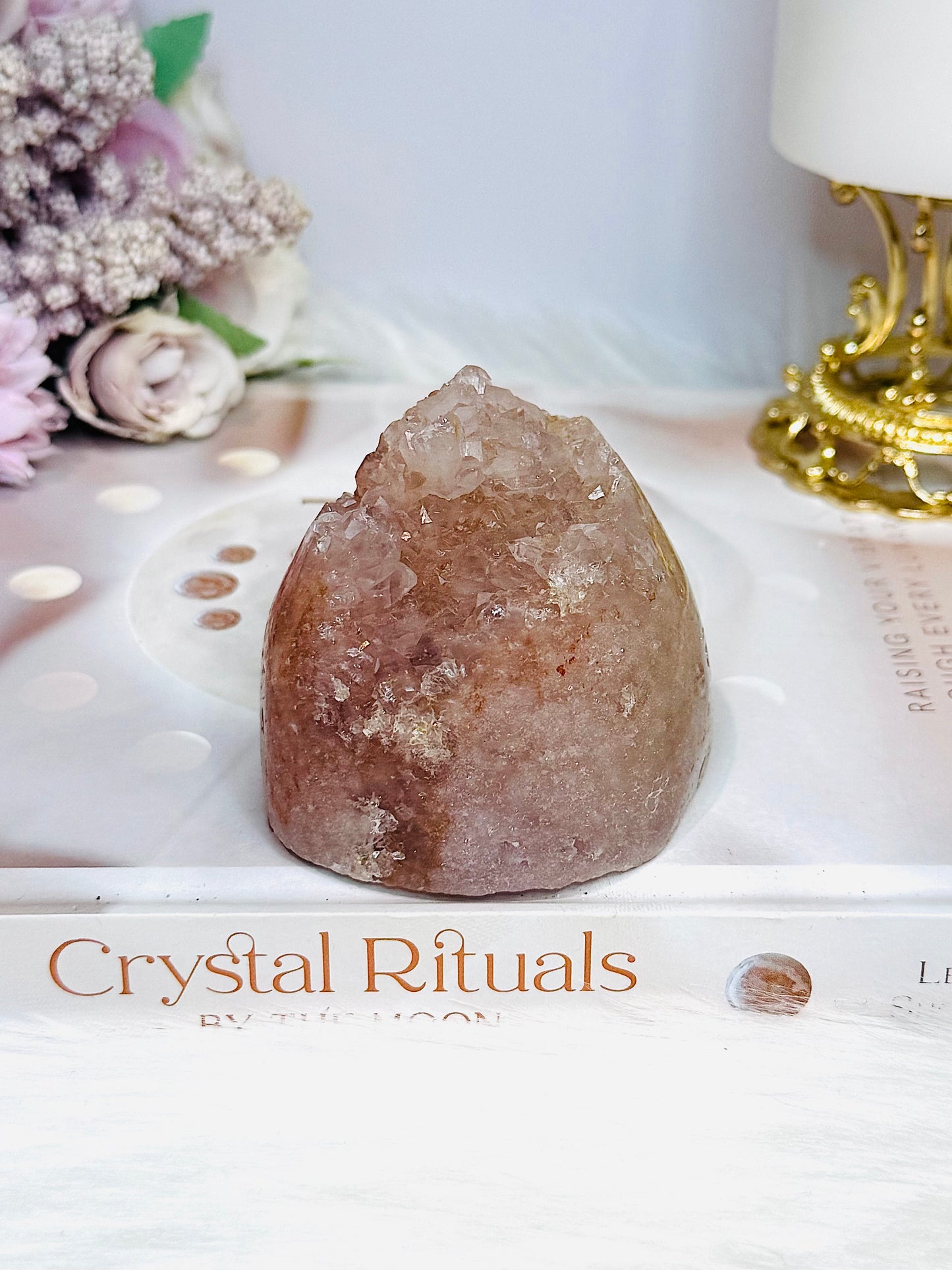 Pink Amethyst Druzy Freeform 307g