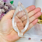 Clear Quartz Leaf Bowl 11cm