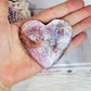 Divine Large 7cm Purple Mica Shiny Heart
