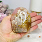 Flower Agate Druzy Freeform 8.5cm