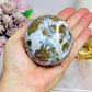 Large Brecciated Jasper Sphere on Stand 388g