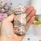 Pink Zebra Jasper Chunky Tower 9cm
