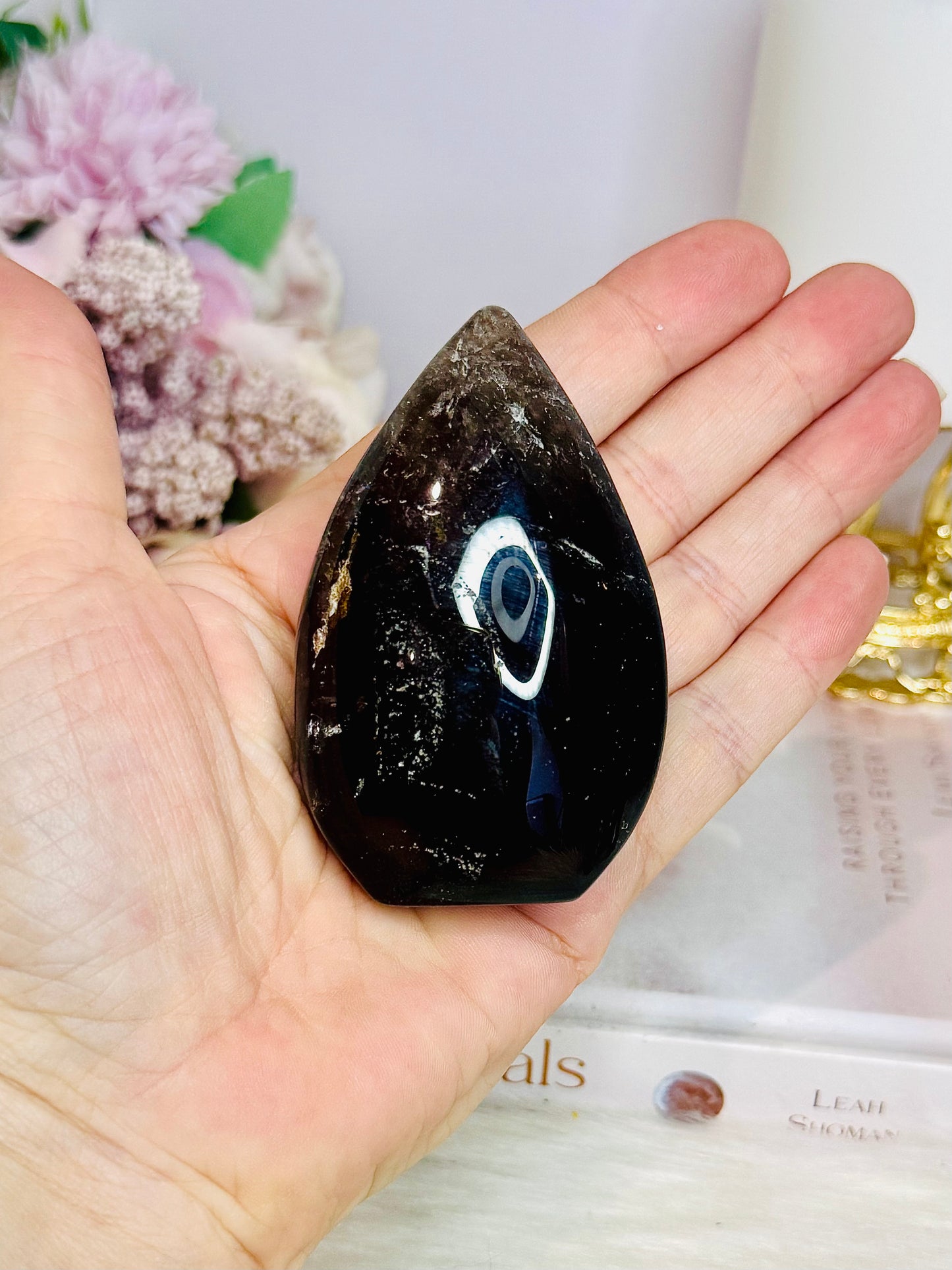 Smokey Quartz Flame | Freeform 8cm