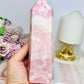 Large Pink Opal Tower 16.5cm