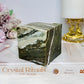 Large Ocean Jasper Druzy Cube 616g