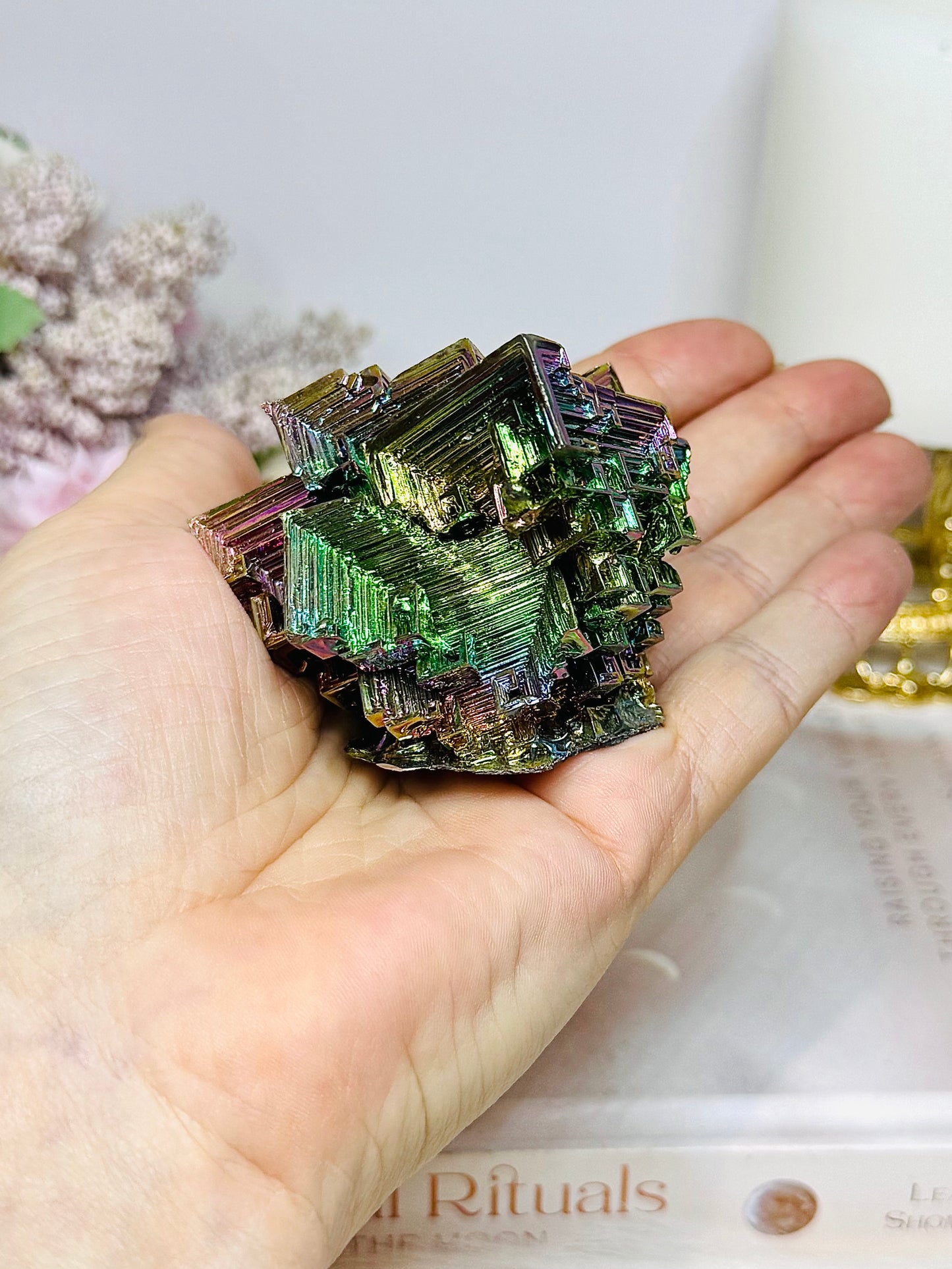 Rainbow Bismuth Specimen 171g