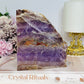 Natural Crazy Lace Amethyst Slab 12cm