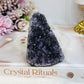 Amethyst Base Cut Cluster 8cm
