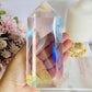 Chunky Angel Aura Glass Tower 15cm