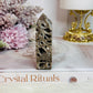 Natural Sphalerite Druzy Tower 7cm