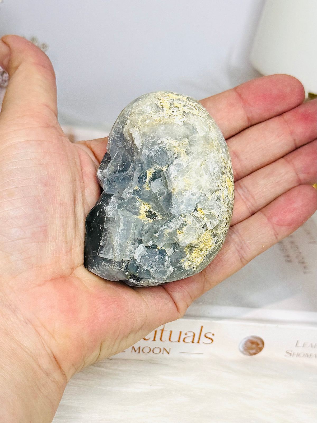 Blue Celestite Freeform 309g