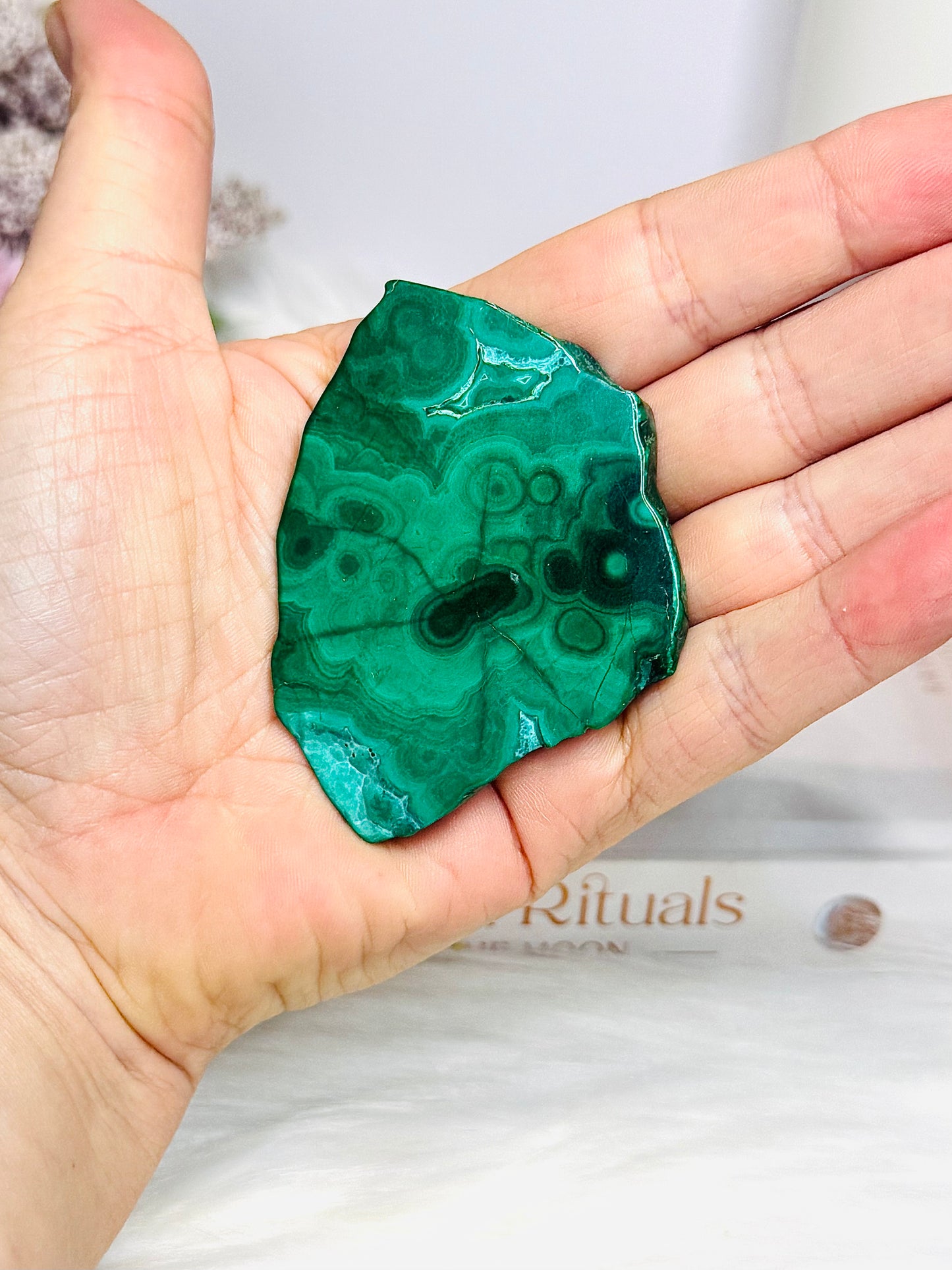 Malachite Natural Slab 7cm
