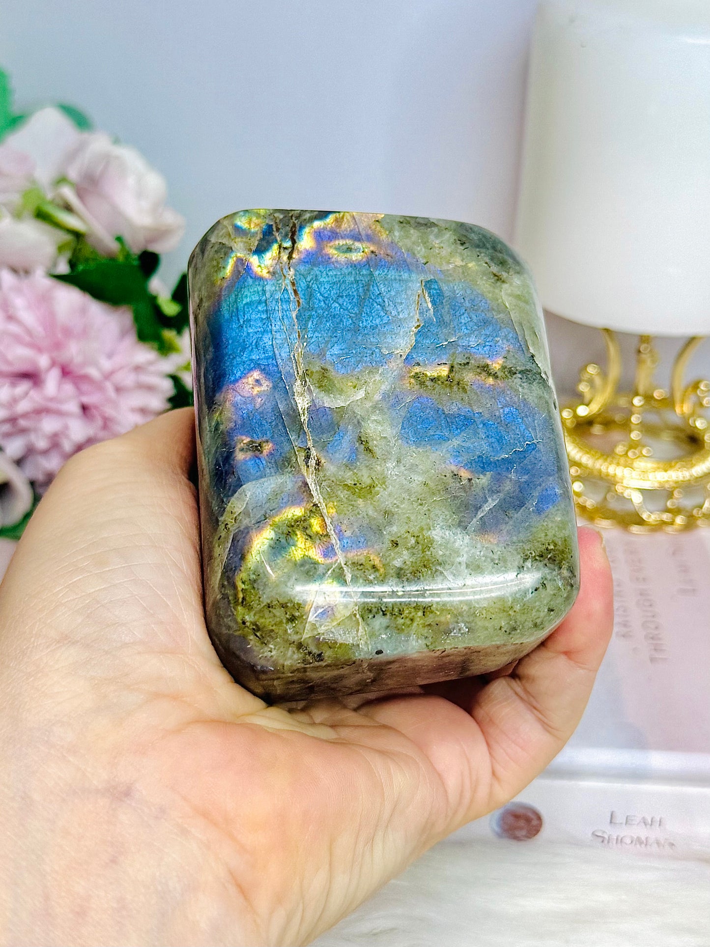 Chunky Labradorite Polished Freeform 9cm 649g