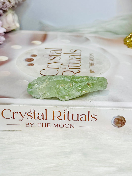 Natural Prasiolite | Green Amethyst Specimen 7cm