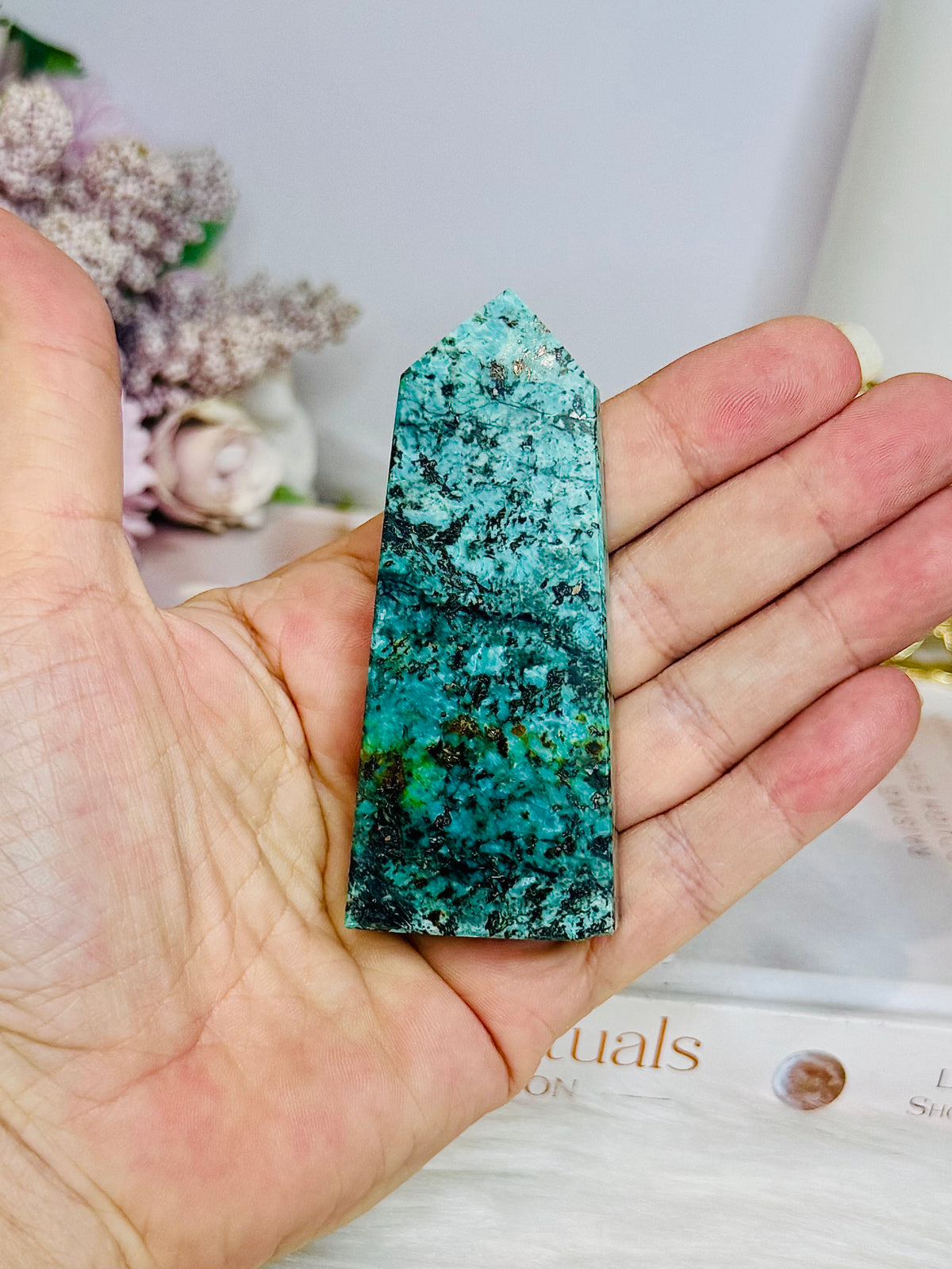 Natural Turquoise Tower 8cm