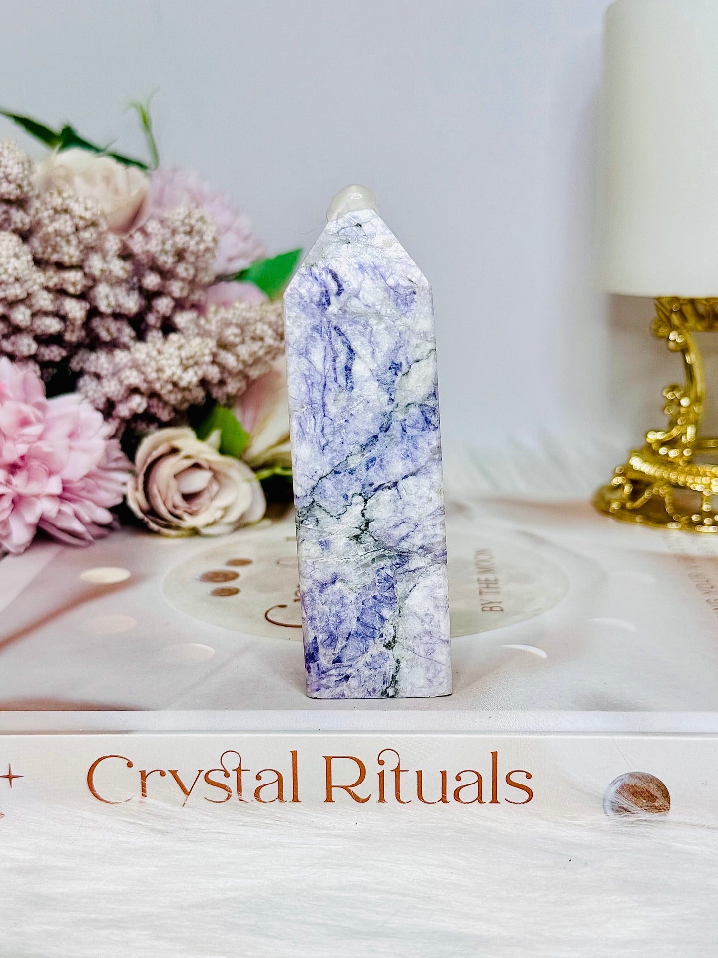 Purple Jade Tower 9cm