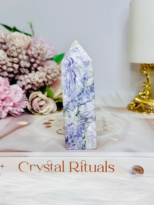 Purple Jade Tower 9cm