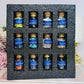 Set of 12 Crystal Jar Specimen Chips