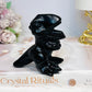 Black Obsidian Dinosaur 8cm