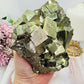 High Grade Incredible Large 1.53KG 13cm Cubed Pyrite Specimen