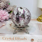Large Pink Tourmaline Sphere on Stand 400g