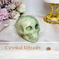 Green Jade Skull 270g 7cm